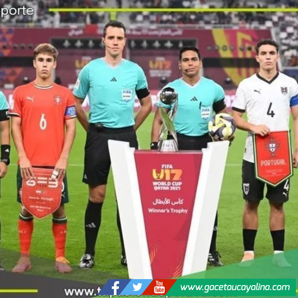 Árbitro peruano Bruno Pérez fue designado en la final del Mundial Sub 17