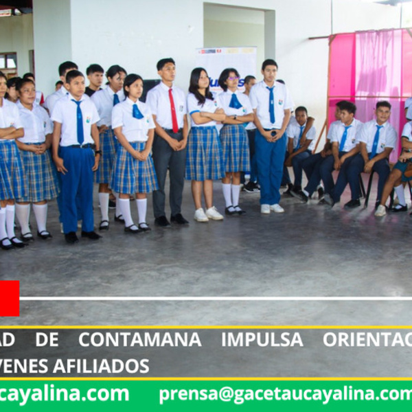 Municipalidad de Contamana impulsa orientación superior dirigida a jóvenes afiliados