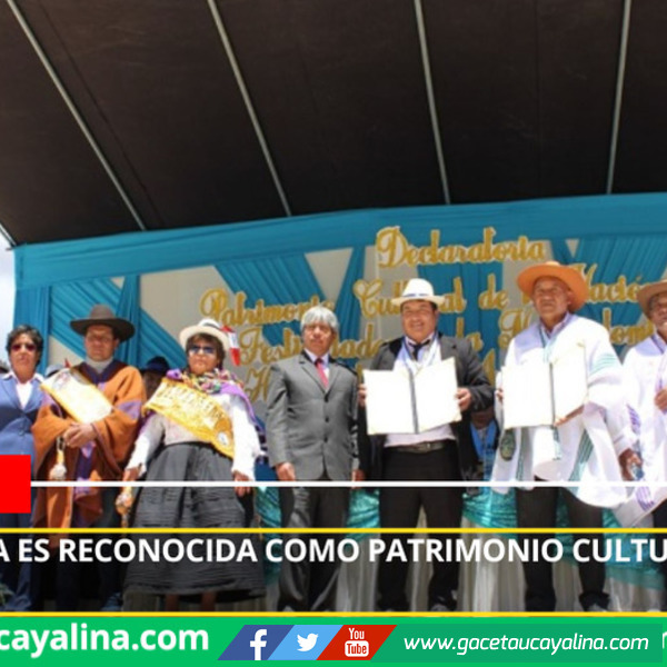 Fiesta de Paca es reconocida como Patrimonio Cultural del Perú