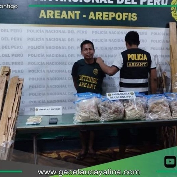 Iquitos: capturan a “La Loba” con más de 68 kilos de droga.