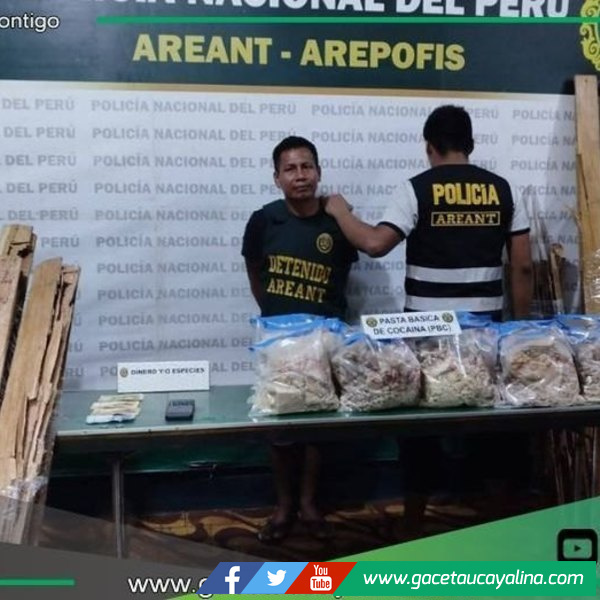 Iquitos: capturan a “La Loba” con más de 68 kilos de droga.