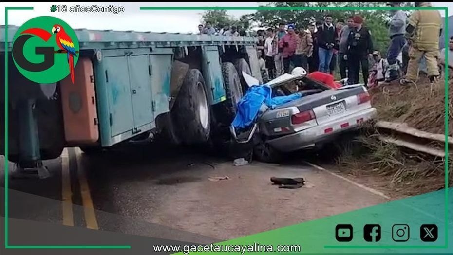Un muerto y cuatro heridos tras accidente en la carretera Fernando Belaúnde Terry