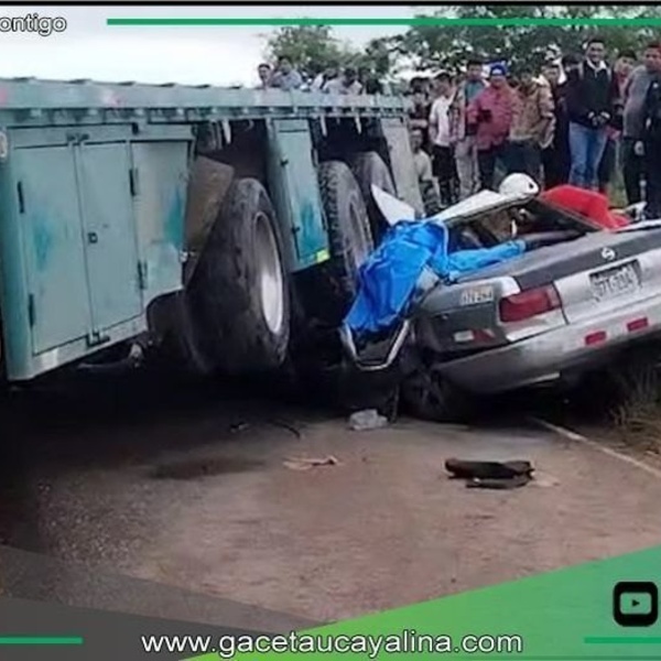 Un muerto y cuatro heridos tras accidente en la carretera Fernando Belaúnde Terry