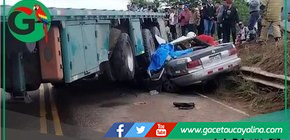 Un muerto y cuatro heridos tras accidente en la carretera Fernando Belaúnde Terry