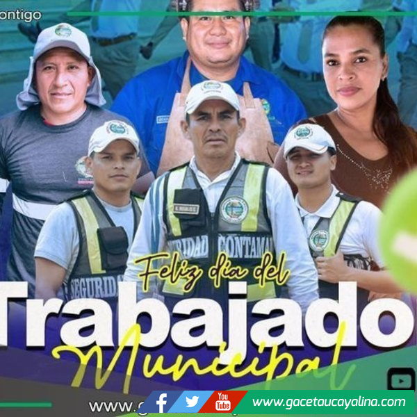 Servidores municipales de Contamana son destacados por su aporte al desarrollo provincial