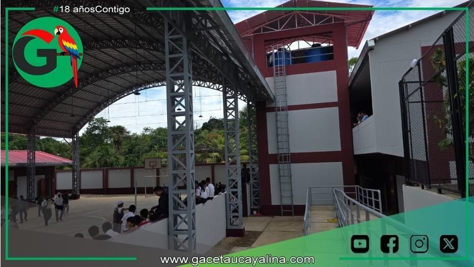 Gobernador Grundel inspecciona moderna escuela en Tabalosos, Lamas