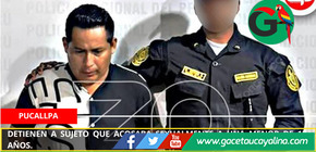 Detienen a sujeto que acosaba  sexualmente a una menor de 12 años