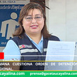 UGEL Contamana cuestiona orden de detención contra su directora regional.