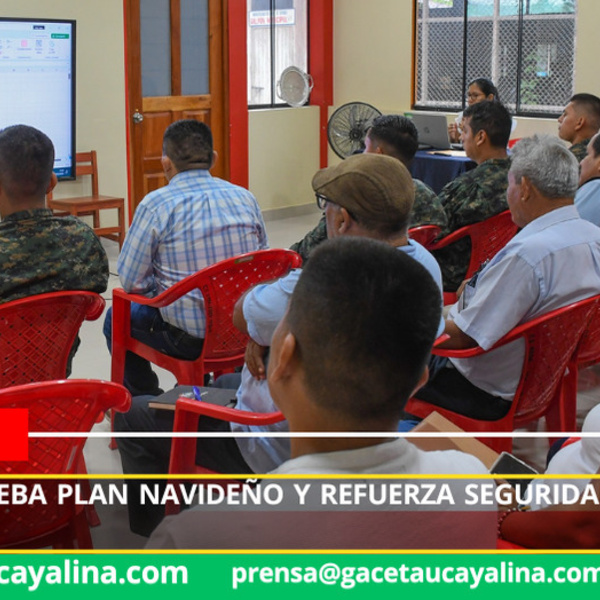 CODISEC aprueba plan navideño y refuerza seguridad en todo Sepahua