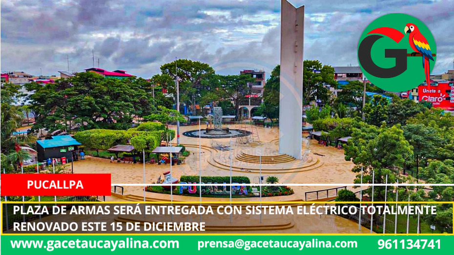 Plaza de Armas será entregada con sistema eléctrico totalmente renovado este 15 de diciembre