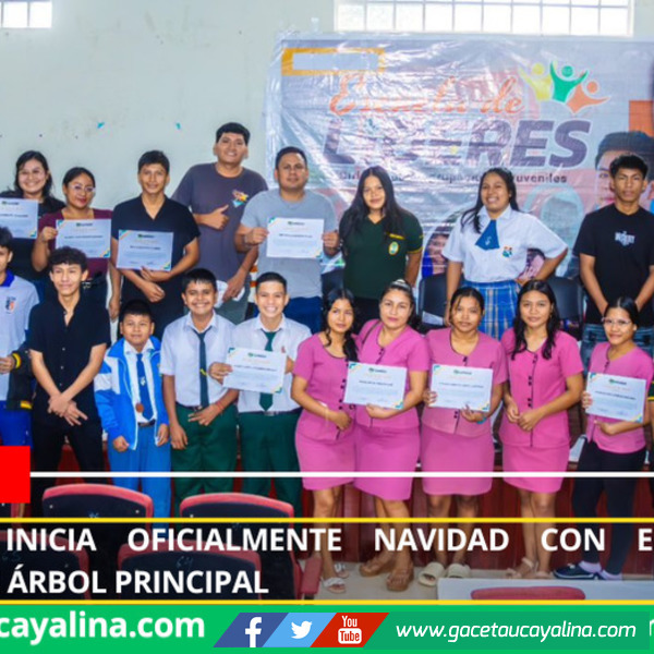 Contamana clausura Escuela de Líderes impulsando crecimiento juvenil y participación ciudadana