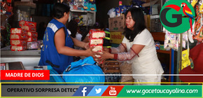 Municipalidad de Inambari halla productos vencidos durante operativo en Mazuko