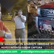 Funcionario de Manantay en aparente ebriedad atropella a motociclista, huye e intenta evadir captura.