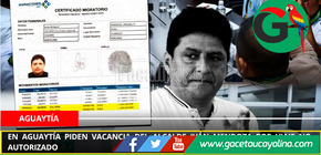En Aguaytía piden vacancia del alcalde Iván Mendoza por viaje no autorizado