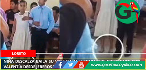 Niña descalza baila su vals final y conmueve corazones con valentía desde Jeberos Loreto.