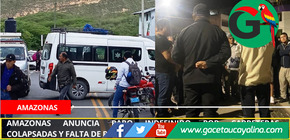 Amazonas anuncia paro indefinido por carreteras colapsadas y falta de respuesta.