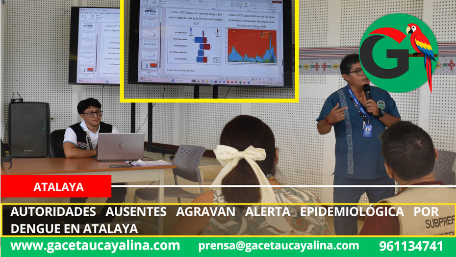 Autoridades ausentes agravan alerta epidemiológica por dengue en Atalaya