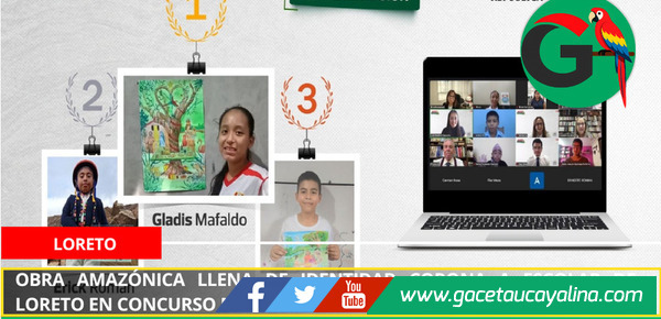 Obra amazónica llena de identidad corona a escolar de Loreto en concurso nacional.