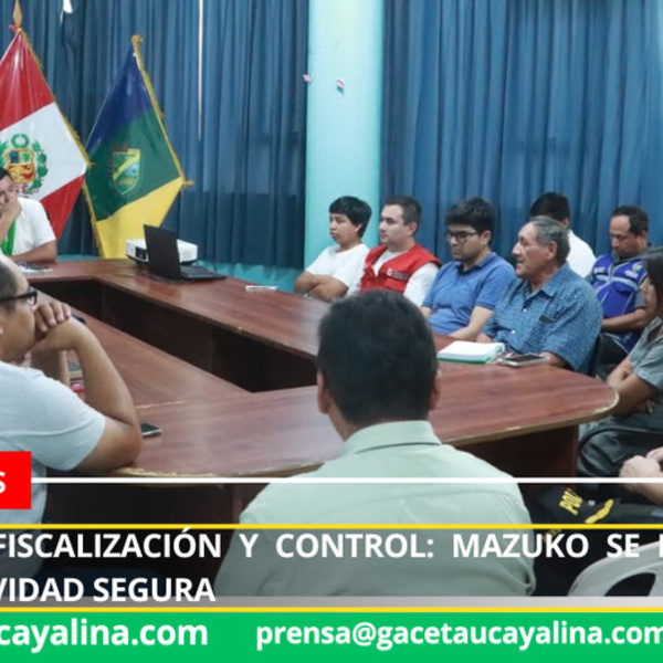 CODISEC acuerda acciones de control para garantizar una Navidad segura en Mazuko