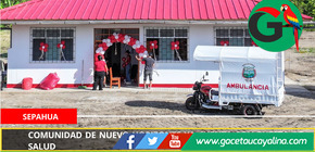 Puesto de Salud de Nuevo Horizonte es inaugurado y puesto al servicio de la población