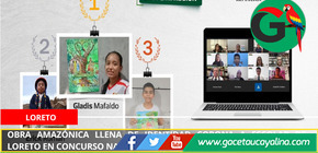 Obra amazónica llena de identidad corona a escolar de Loreto en concurso nacional.