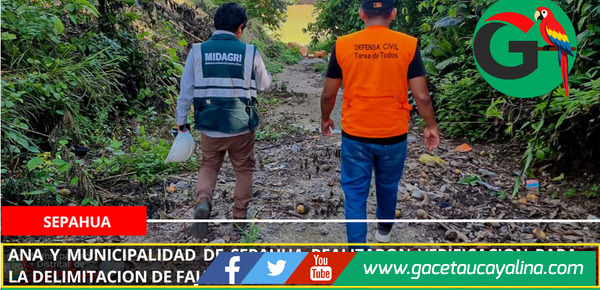 Inician trabajos de delimitación de faja marginal en ríos Sepahua y Urubamba