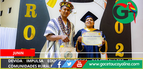 Familias ashaninkas culminan estudios básicos con asistencia de Devida