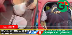 Operativo del Grupo Terna permite incautar PBC y detener a presunto implicado en TID