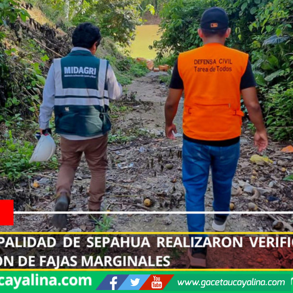 Inician trabajos de delimitación de faja marginal en ríos Sepahua y Urubamba