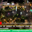 Reabren Plaza de Armas de Pucallpa con multitudinaria celebración navideña