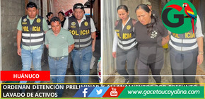 Ordenan detención preliminar y allanamientos por presunto lavado de activos.