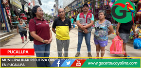 Municipalidad refuerza orden y seguridad en El Huequito por fiestas en Pucallpa