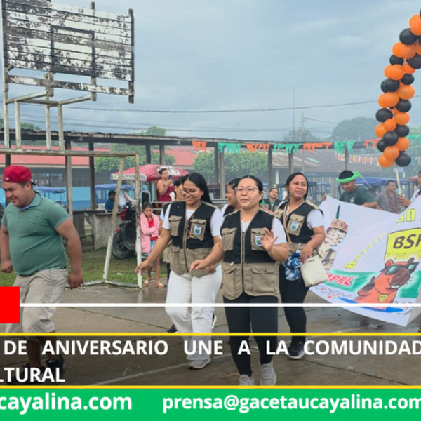 Sepahua inicia su aniversario con alborada tradicional liderada por Norka Fasabi