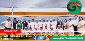 Veinte internos del penal de Huánuco se titulan en panadería y pastelería.