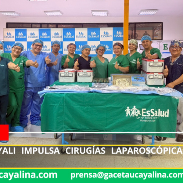 EsSalud Ucayali impulsa cirugías laparoscópicas seguras en Hospital II