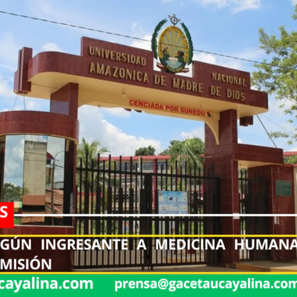 Resultados del examen de Medicina Humana en la UNAMAD generan preocupación