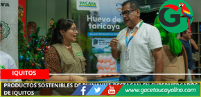 Alimentos sostenibles de Puinahua ganan espacio en mercado de Iquitos