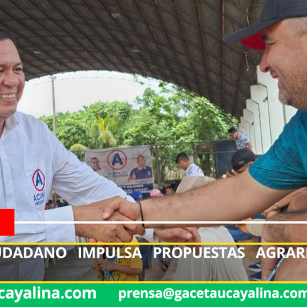 Respaldo ciudadano impulsa propuestas agrarias de Edwin Miranda Ruiz