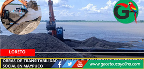 Municipio de Urarinas impulsa obras viales para mejorar la calidad de vida en Maypuco