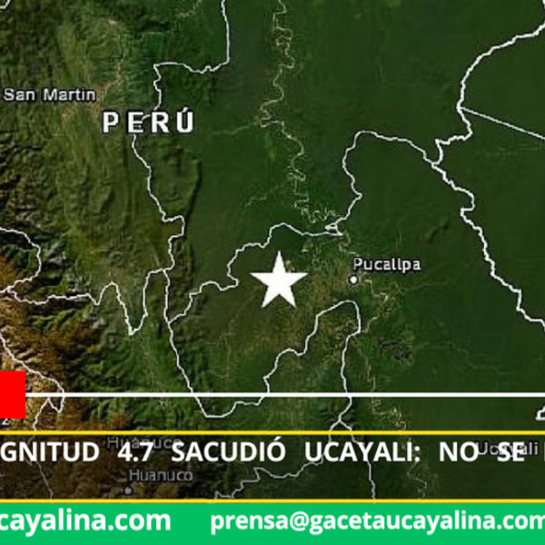 Sismo con epicentro cerca de Curimaná alarmó a la población