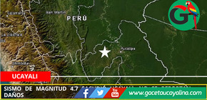 Sismo con epicentro cerca de Curimaná alarmó a la población