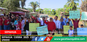 Sepahua cierra 2025 con avances y apuesta por un 2026 unido