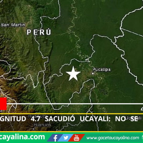 Sismo con epicentro cerca de Curimaná alarmó a la población