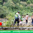 Río Oscobamba destruye puente y deja incomunicadas zonas de Calca, en Cusco