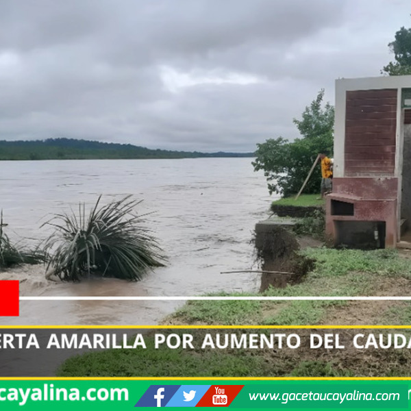 Declaran alerta amarilla por aumento del caudal de ríos en Sepahua