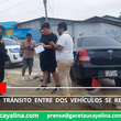 Choque vehicular deja solo daños materiales en Yarinacocha