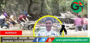 Conductor muere tras precipitarse 200 metros en zona de Quirura, Colpas, generando conmoción en Yamor.