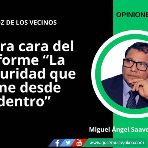 La otra cara del uniforme “La inseguridad que viene desde adentro”