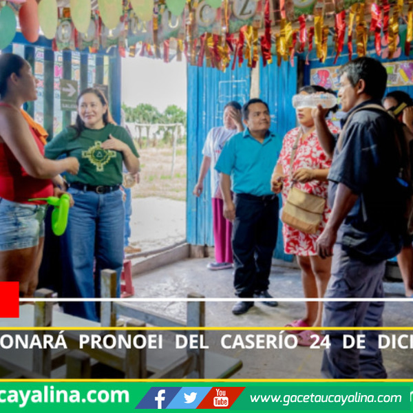 MPCP refaccionará PRONOEI del caserío 24 de Diciembre en Campo Verde