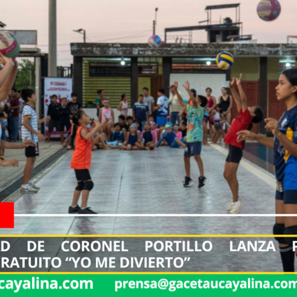 Municipalidad de Coronel Portillo lanza programa vacacional gratuito "Yo Me Divierto"